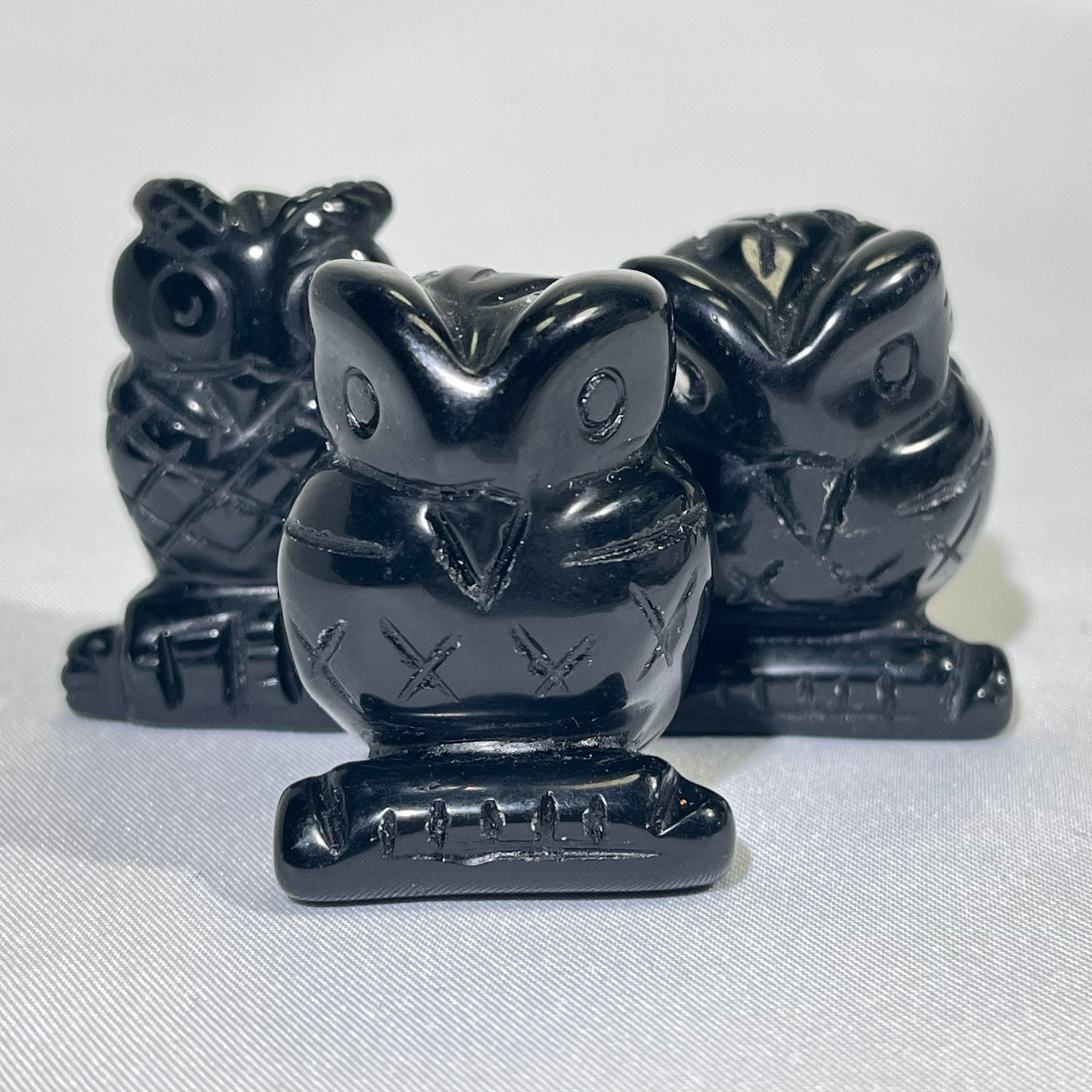 9 Types 1.5' Owl Carving Crystal Wholesale