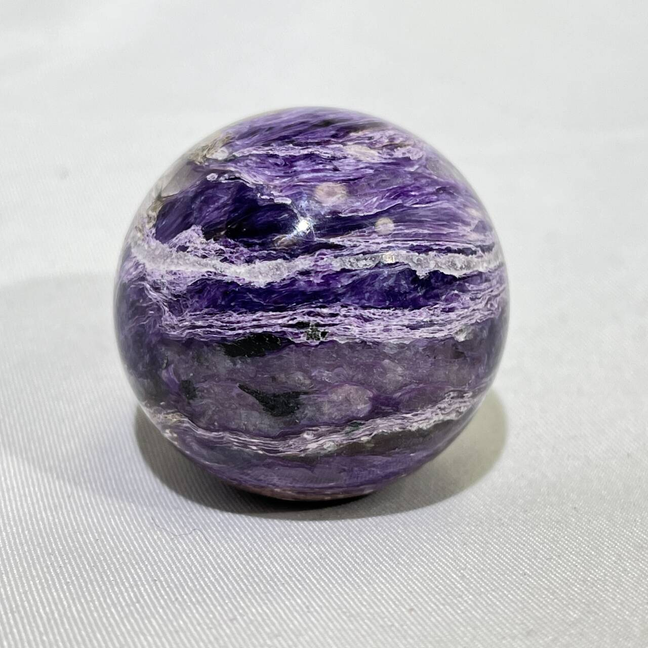 32-42mm Charoite Sphere Crystal Wholesale