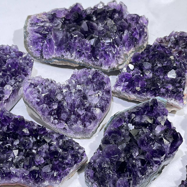 Differnet Shape Amethyst Cluster