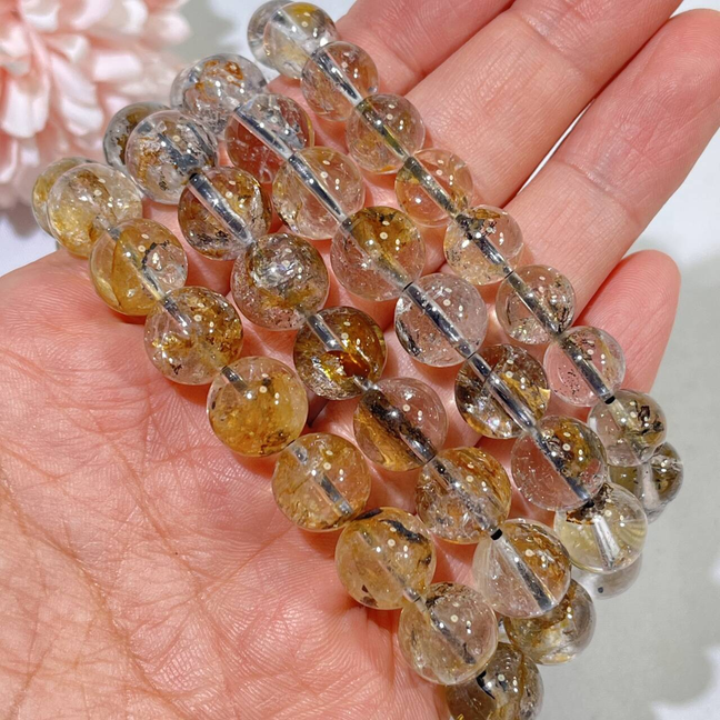 8.8-11mm Skeleton Herkimer Bracelet
