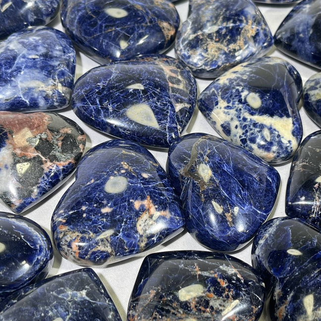 Sodalite Heart Wholesale Crystals